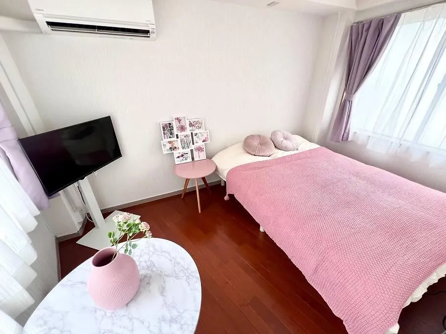 Apartmán 要町3階駅10秒出張や長期滞在にもおすすめ池袋駅から1駅可愛いピンクのお部屋 Prefektura Tokio